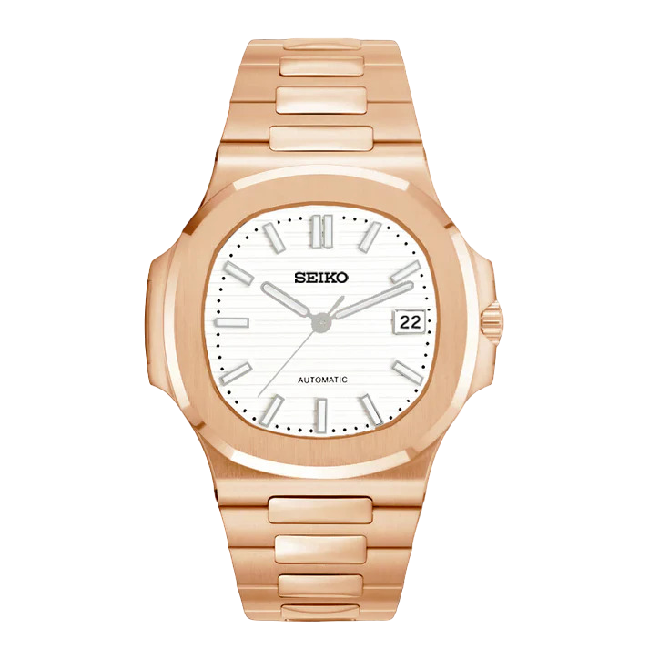 Nautilus розово злато Бял