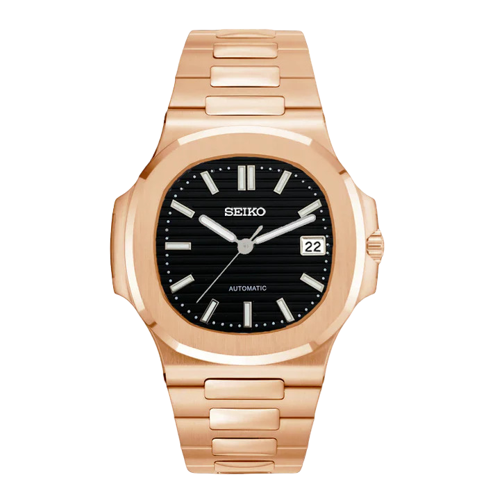 Nautilus розово злато Черен