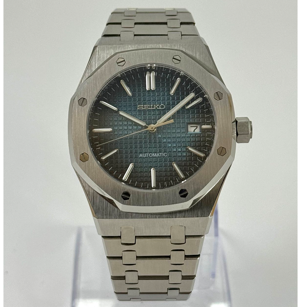 Seiko Mod AP Royal Oak Deep Teal